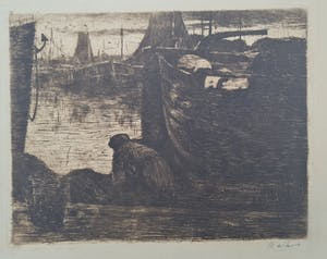 Willem de Zwart - 6 etsen, 5x handgesigneerd kopen? Bied vanaf 150!