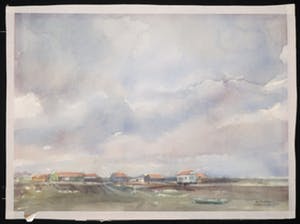 Hen Euverman - Aquarel, Ile d'Oleron kopen? Bied vanaf 1!