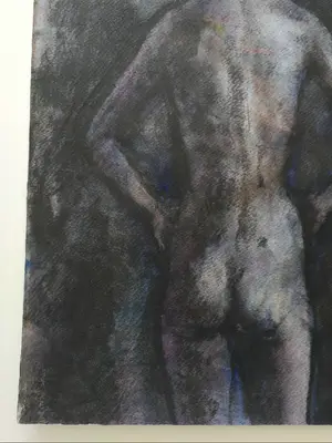 Jan van der Veer - Naakt. Staande vrouw. kopen? Bied vanaf 49!