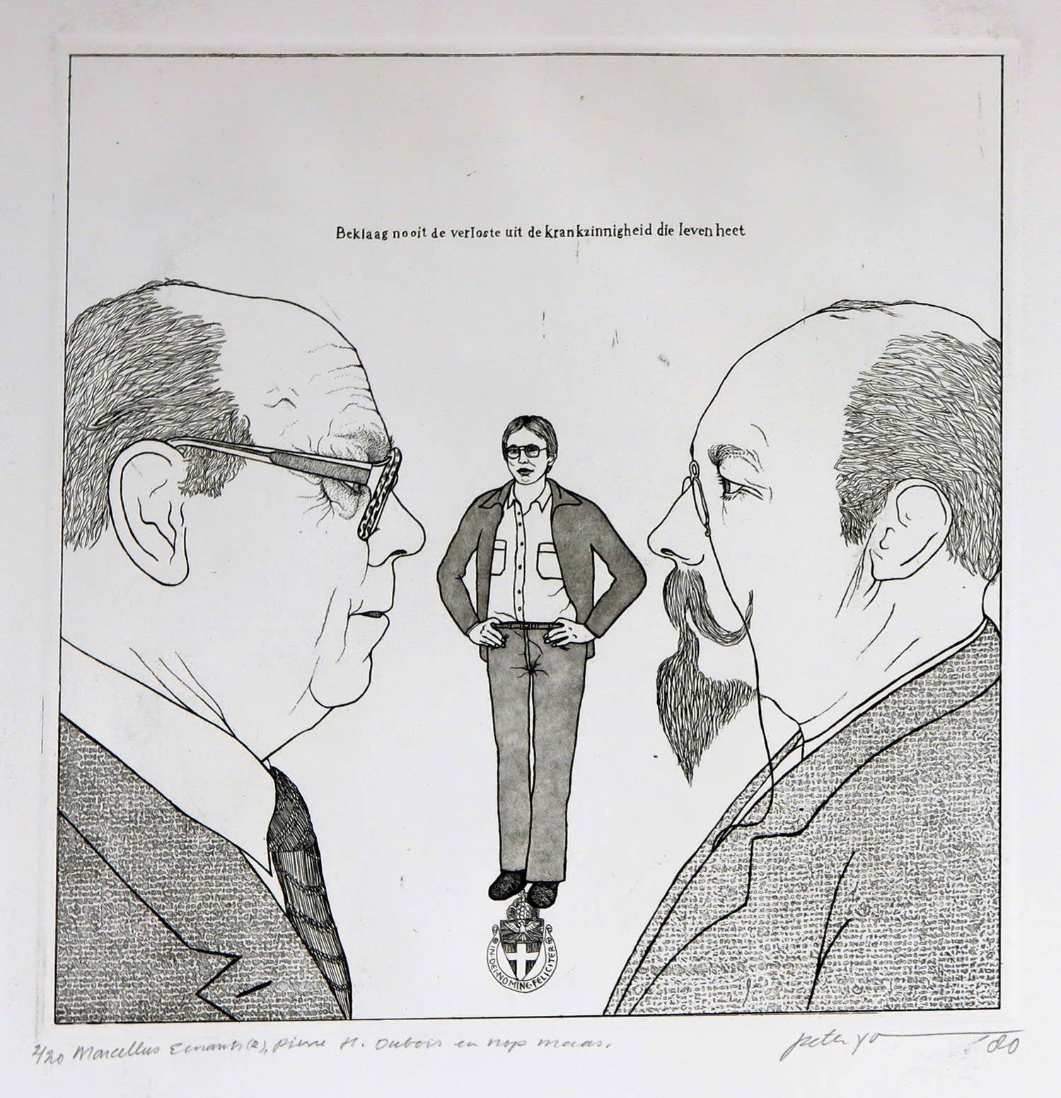 Peter Yvon de Vries - Ets, Beklaag nooit de verloste uit de krankzinnigheid die leven heet kopen? Bied vanaf 1!