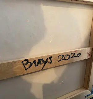 Onbekend - Buys - 2020 - Groot abstract werk kopen? Bied vanaf 150!