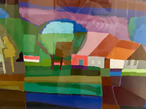 Ton Schulten - Ton Schulten - Zeefdruk - Boerenhoeve - Ingelijst kopen? Bied vanaf 400!