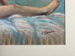 Niet of onleesbaar gesigneerd - C. Korsten - Liggend Naakt kopen? Bied vanaf 1!