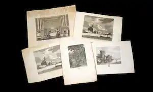 Robert Daudet - en andere! - Lot van 5 gravures verkauft für € 1!