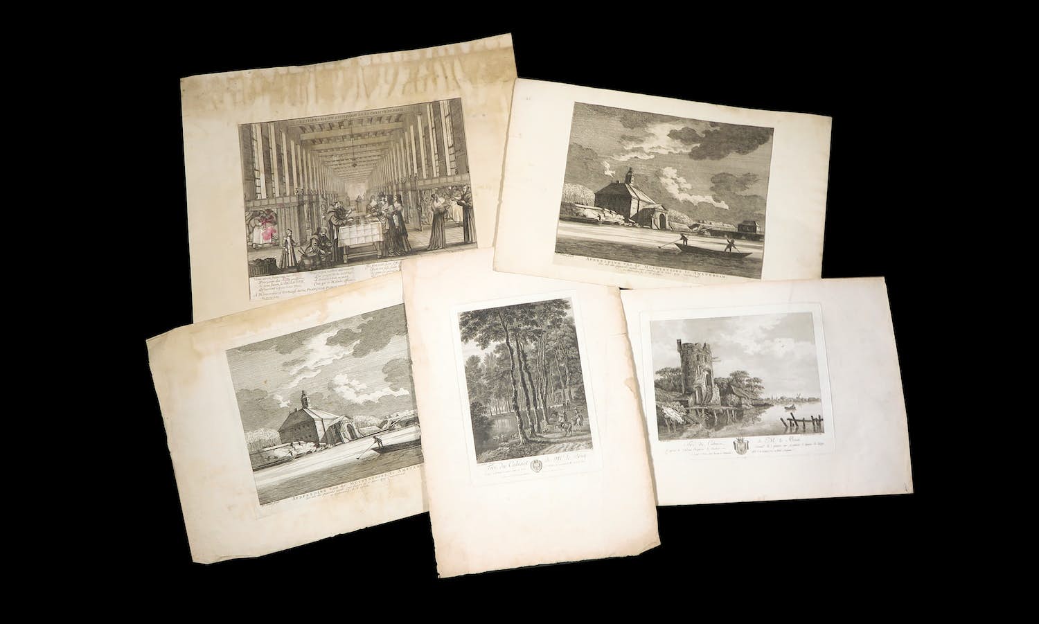 Robert Daudet - en andere! - Lot van 5 gravures verkocht voor € 1!