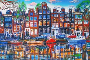 Elena Polyakova - Houses and magnolia in Amsterdam kopen? Bied vanaf 155!