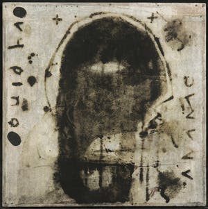 Sadik Kwaish Alfaji - Indische inkt op rijstpapier (op board), Conversation kopen? Bied vanaf 1500!