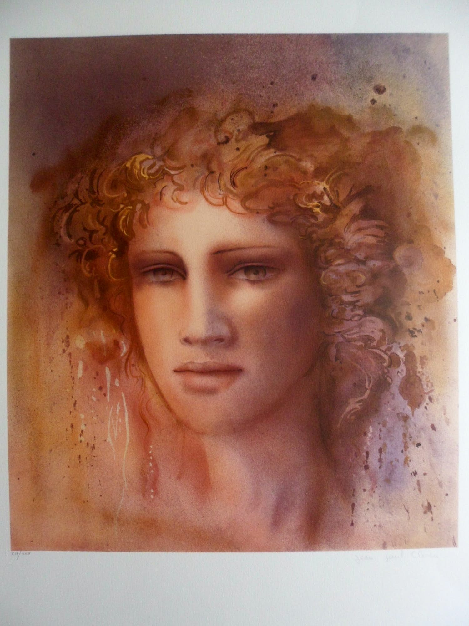 Jean-Paul Cleren - Litho ,Titel. Een gezicht in veiligheid. kopen? Bied vanaf 25!