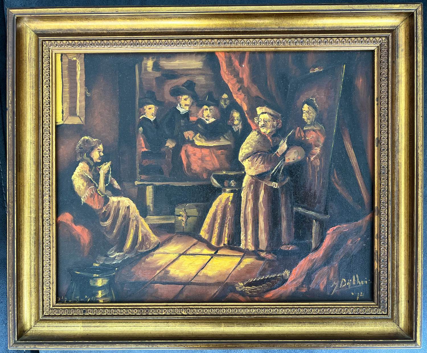 Jaap Dijkhuis - Rembrandt schildert Saskia kopen? Bied vanaf 50!