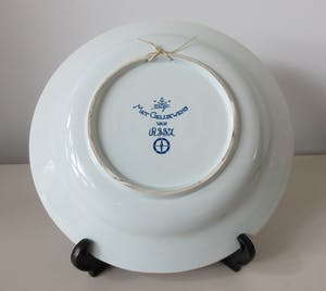 Potterie Oud Delft - Delftsblauw wandbord - "Gelukswens RSSZ" kopen? Bied vanaf 25!