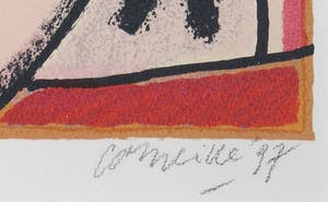 Corneille - Litho, L'oiseau de songes - Ingelijst kopen? Bied vanaf 200!