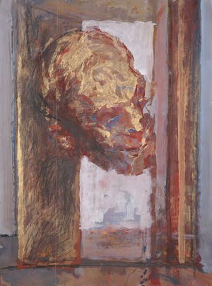 Bert van Zelm - Acryl op papier, Zonder titel kopen? Bied vanaf 20!