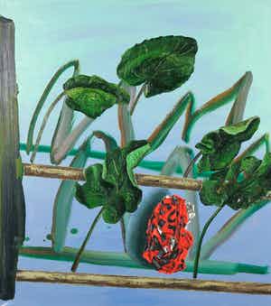 Urs Pfannenmuller - Olieverf op doek, Zonder titel verkocht voor € 1!