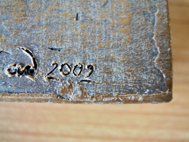 Niet of onleesbaar gesigneerd - Gesigneerd sculptuur - Floriade 2002 -ruiken - proeven -voelen - horen en zien kopen? Bied vanaf 1!