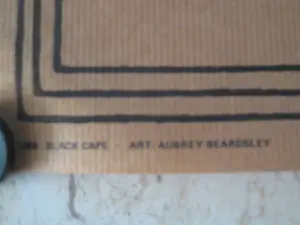 Buy Aubrey Beardsley - Black Cape? Bid from 1!