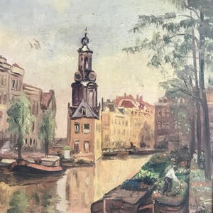 Niet of onleesbaar gesigneerd - 'Westertoren' David Querido (1891-1943) kopen? Bied vanaf 1!