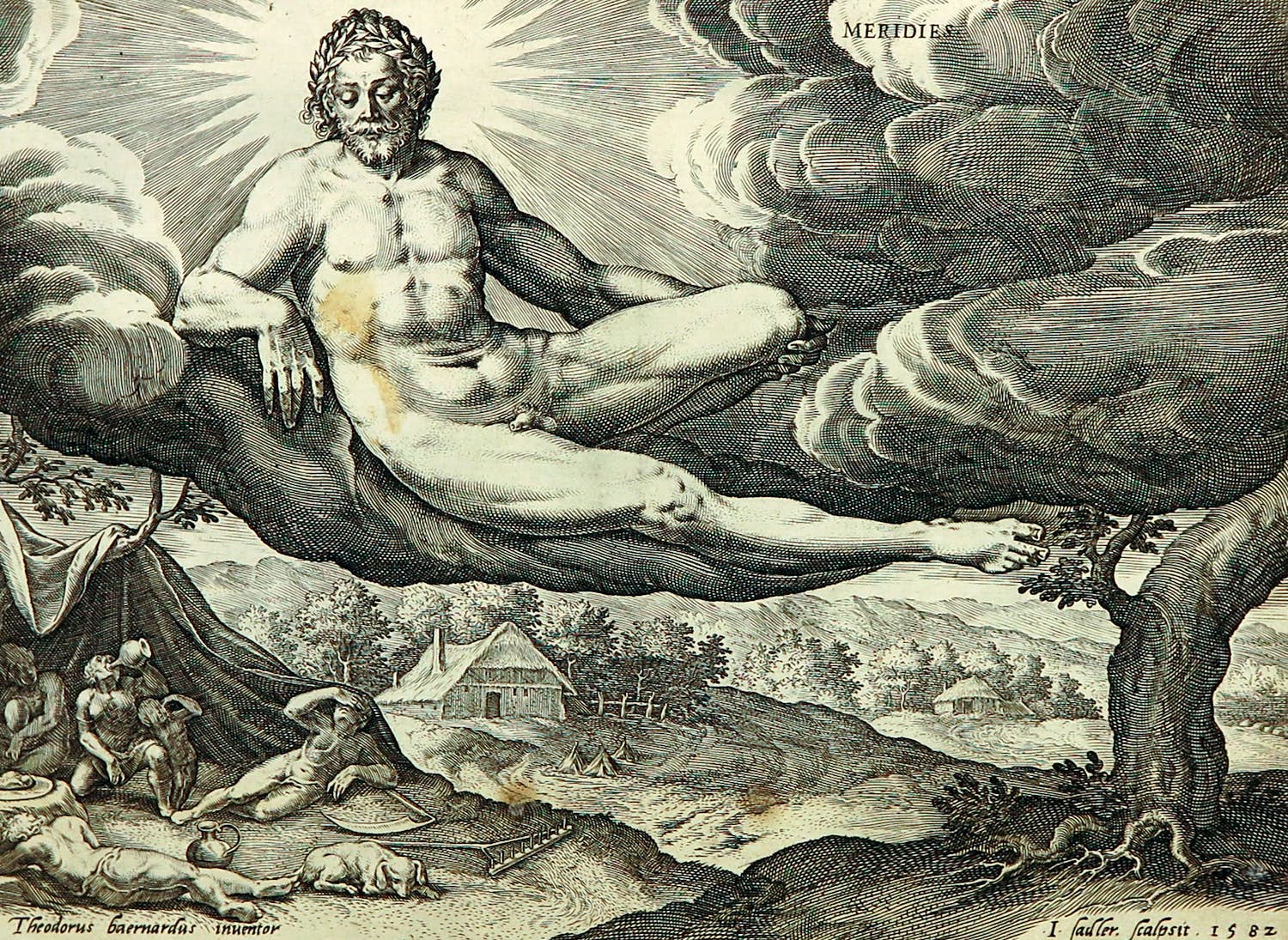 Johann Sadeler (II) - Gravure, Meridies kopen? Bied vanaf 1!