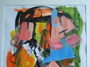 Peter Klashorst - Acrylverf op papier – Abstract werk – 70 x 50 cm - 2016 kopen? Bied vanaf 1!