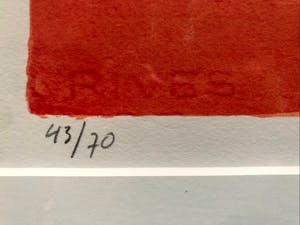 Dolf Verlinden - Zonder Titel - Handgesigneerd & Ingelijst met Passepartout (1995) kopen? Bied vanaf 130!