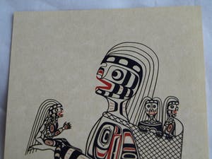Noreen Hunt - Zeefdruk, “Cannibal Woman” kopen? Bied vanaf 1!