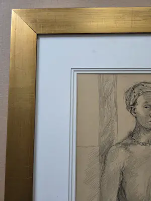 Aat Veldhoen - Afrikaanse vrouw met kind. Prachtige lijst. kopen? Bied vanaf 119!