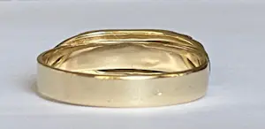 14 karaat geelgouden  Ring met ca  0.56 ct Diamanten kopen? Bied vanaf 550!
