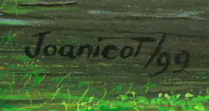 Jorge José Luis Joanicot - Olieverf op doek, Rio Ariguanabo - Ingelijst (Groot) kopen? Bied vanaf 100!