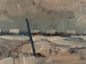 Wim van der Veer - Winterlandschap kopen? Bied vanaf 250!