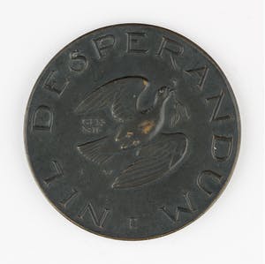 Oswald Wenckebach - Bronzen penning: Watersnood, 1953 kopen? Bied vanaf 50!