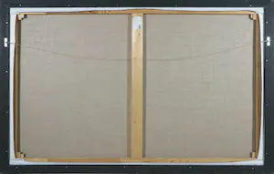 George Heidweiller - Acryl en zeefdruk op doek, Cityscape 5 - Ingelijst (Groot) kopen? Bied vanaf 400!