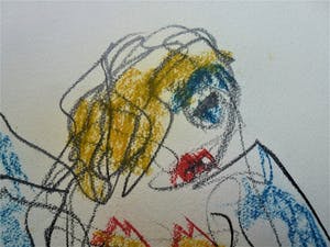 Anton Heyboer - Vrolijke kleurige danseres kopen? Bied vanaf 175!