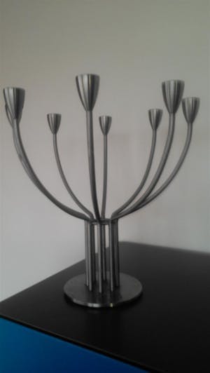 Knut & Marianne Hagberg - RVS kandelaar “Stockholm” Design kopen? Bied vanaf 19!