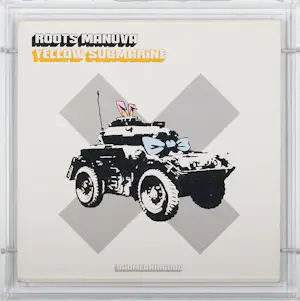 Banksy - Banksy Super Set : Record Roots Manuva in showcase + Sticker BNK/5Y/025 kopen? Bied vanaf 690!