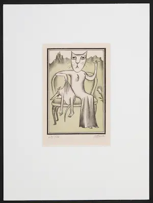 Adolf Born - Litho, De vangst kopen? Bied vanaf 200!