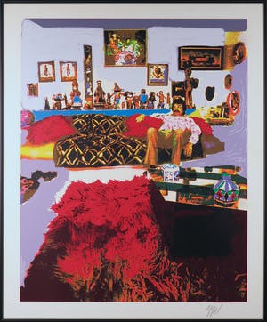 Karel Appel - Saturday uit de serie Seven Summer Days - Ingelijst kopen? Bied vanaf 1!