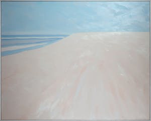 Paul Overhaus - Olieverf op doek, Rose Strand - Ingelijst (Groot) kopen? Bied vanaf 10!