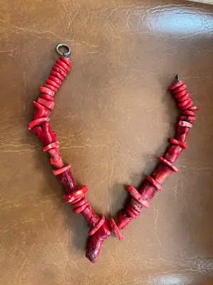 Bloedkoraal kettingen , kopen? Bied vanaf 60!