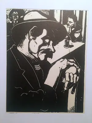 Dick Ket - Linoleumsneden - Cassette met 12 genummerde linoleumdrukken kopen? Bied vanaf 320!