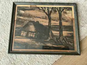 Buy Aart van Dobbenburgh - Landschap 1? Bid from 20!