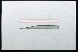 Cees Andriessen - Linosnede op rijstpapier, Zonder titel kopen? Bied vanaf 35!