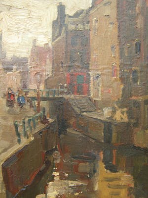 Henk van Leeuwen - Stadsgezicht Amsterdam kopen? Bied vanaf 100!