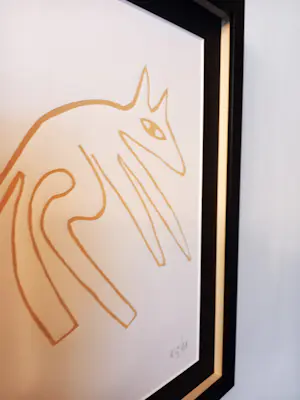 Klaas Gubbels - 'De Hond' (mooi gelijst) kopen? Bied vanaf 350!