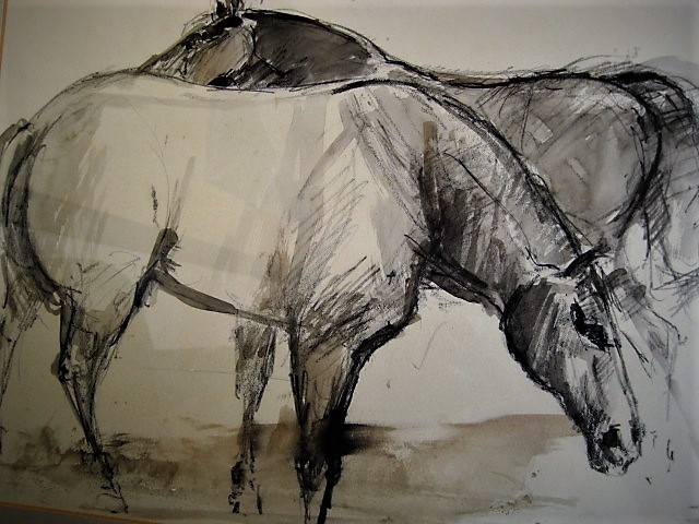Frits van Eeden - Karakteristiek "Wilde Paarden" Aquarel van internationaal gelauwerde schilder kopen? Bied vanaf 1!