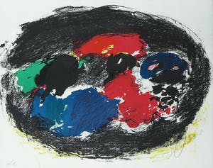 Eugene Brands - Litho, Landscape at night - Ingelijst kopen? Bied vanaf 1!