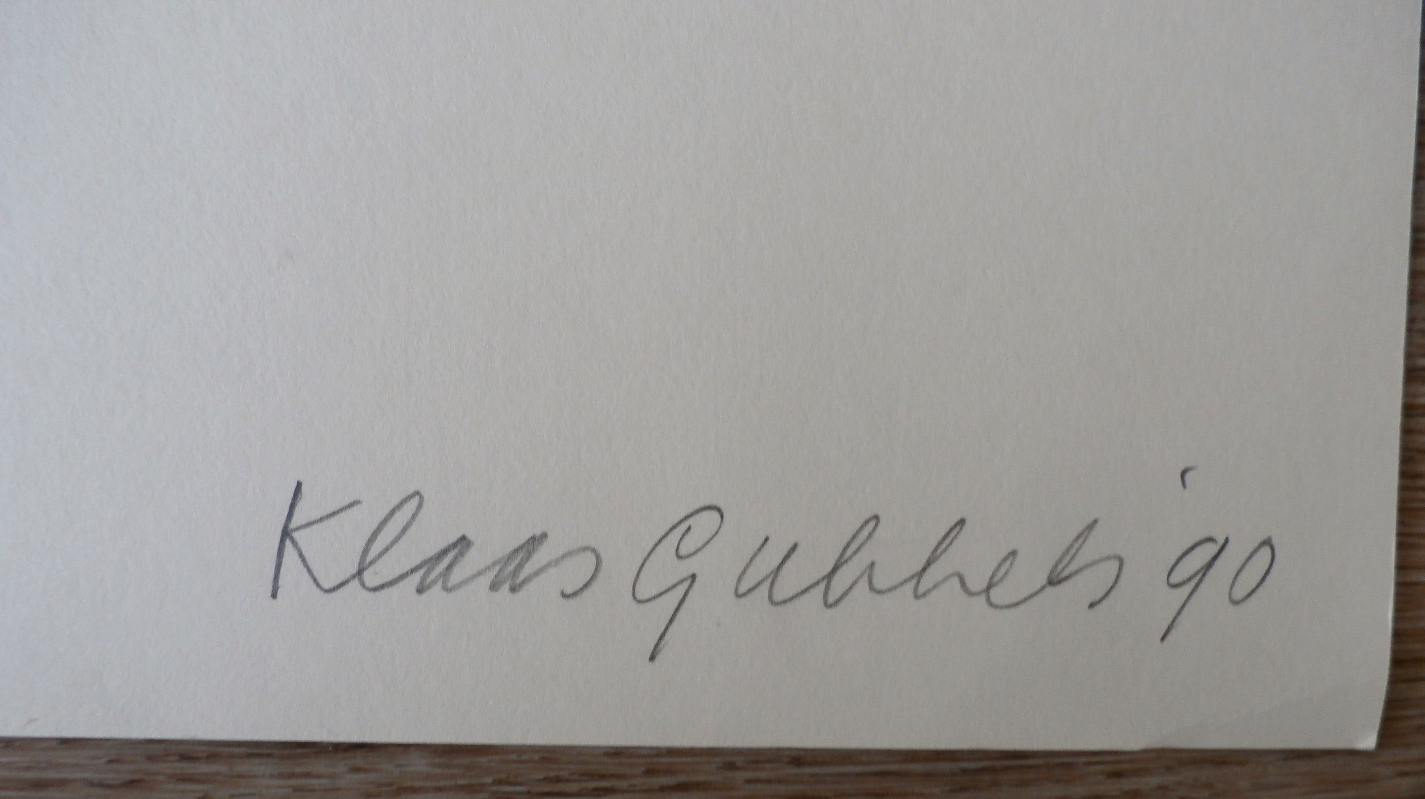 Klaas Gubbels - grote houtsnede - kan -1990 kopen? Bied vanaf 395!