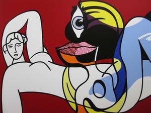 Corinna Heumann - White Lady - Zeefdruk 1995 - handgesigneerd - oplage 150 kopen? Bied vanaf 130!