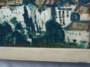 Clement van Vlaardingen - Ingelijst, olieverf op doek , “Bonn” – ca. 1960 kopen? Bied vanaf 75!