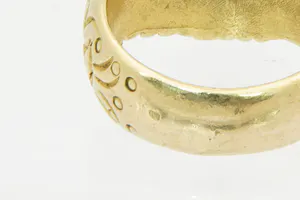 Massief 18 krt geel gouden Surinaamse vriendschaps-ring - herenmodel - kopen? Bied vanaf 460!