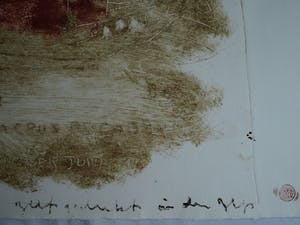 Anton Heyboer - Ets , Zeilschip “La mar”– 48 x 49½ cm – ca. 1985 kopen? Bied vanaf 100!