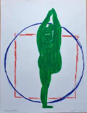 Alphons Freijmuth - "Idool" - litho uit 1995 - Nummer 98/100 vendu pour 60€ !